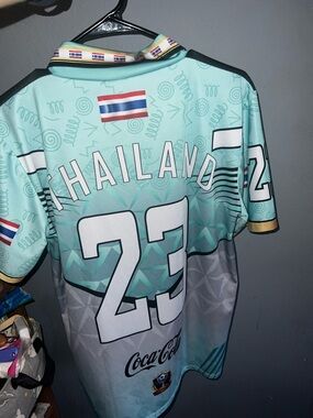 Thailand #23 Soccer Jersey in Mint Green
